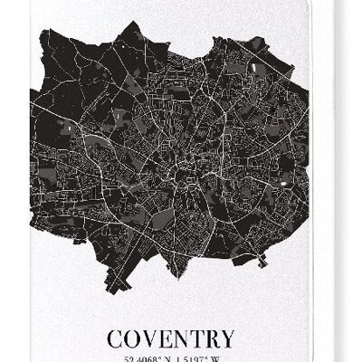 RECORTE DE COVENTRY (OSCURO): Tarjetas de felicitación