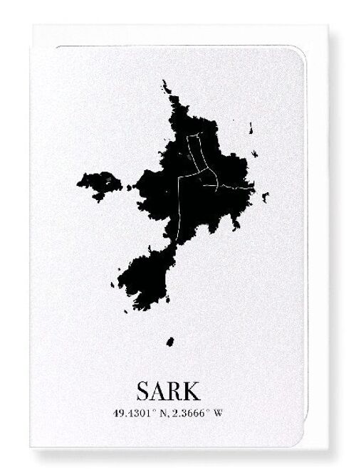 SARK CUTOUT (DARK): Greeting Card