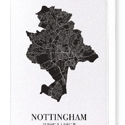 RECORTE DE NOTTINGHAM (OSCURO): Tarjetas de felicitación