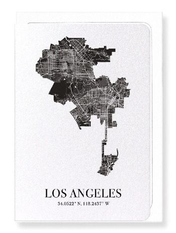 DÉCOUPE LOS ANGELES (FONCÉ): Carte de vœux 1