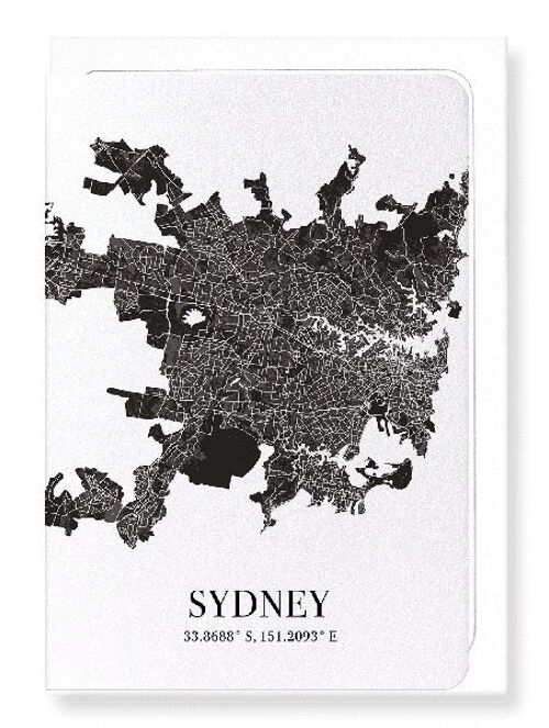 SYDNEY CUTOUT (DARK): Greeting Card