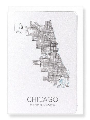 CHICAGO CUTOUT (FONCÉ): Carte de vœux 2