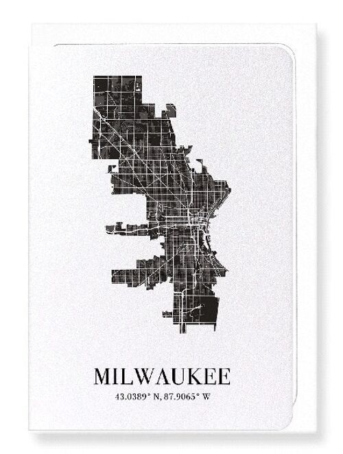 MILWAUKEE CUTOUT (DARK): Greeting Card