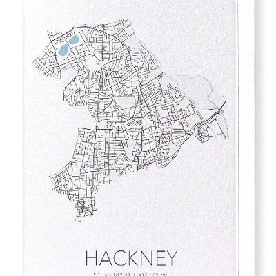 HACKNEY CUTOUT (LIGHT): Greeting Card