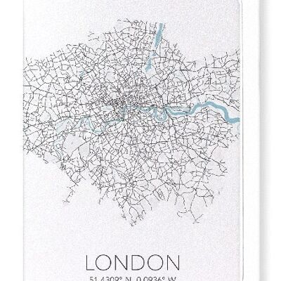LONDON CUTOUT (LIGHT): Greeting Card