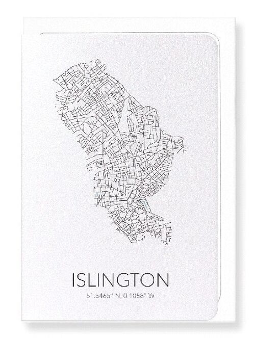 ISLINGTON CUTOUT (LIGHT): Greeting Card