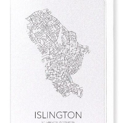 ISLINGTON AUSSCHNITT (LICHT): Grußkarte