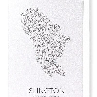 ISLINGTON CUTOUT (LIGHT): Greeting Card