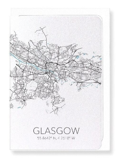 GLASGOW CUTOUT (LIGHT): Greeting Card