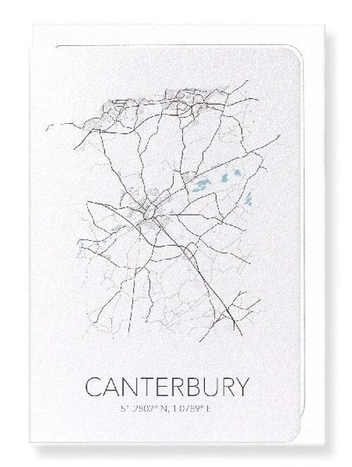 CANTERBURY CUTOUT (LIGHT): Greeting Card