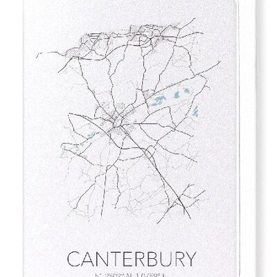 CANTERBURY CUTOUT (LIGHT): Greeting Card