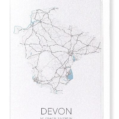 DEVON CUTOUT (LIGHT): Greeting Card