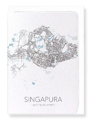SINGAPOUR CUTOUT (LIGHT): Carte de vœux 1