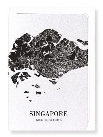SINGAPOUR CUTOUT (LIGHT): Carte de vœux 2