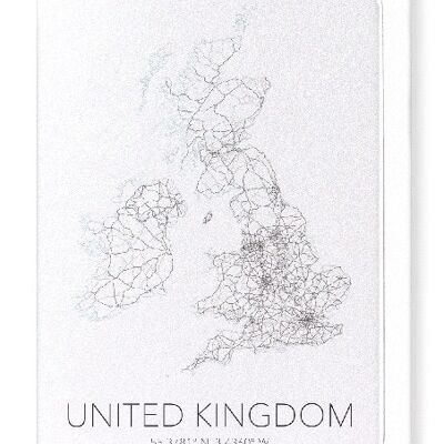 UNITED KINGDOM CUTOUT (LIGHT): Greeting Card