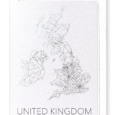 UNITED KINGDOM CUTOUT (LIGHT): Greeting Card