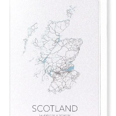 SCOTLAND CUTOUT (LIGHT): Carte de vœux