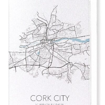 CORK CITY CUTOUT (LIGHT): Nr. 2 Grußkarte