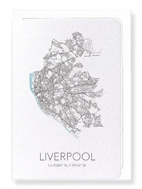 LIVERPOOL CUTOUT (LIGHT): Greeting Card