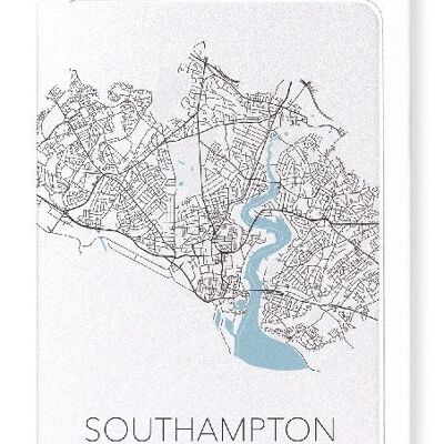 SOUTHAMPTON CUTOUT (LIGHT): Greeting Card