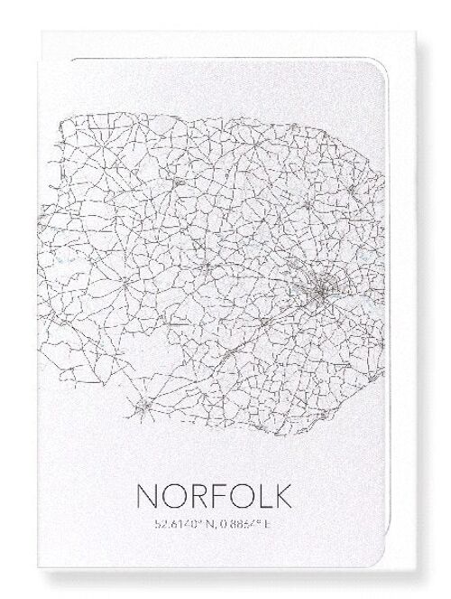 NORFOLK CUTOUT (LIGHT): Greeting Card