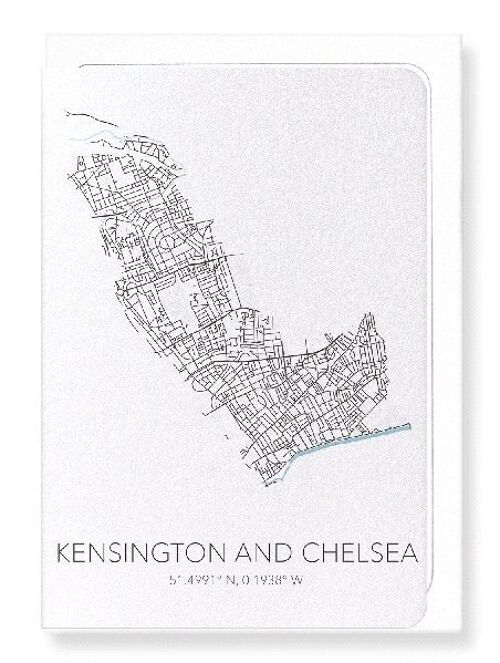KENSINGTON AND CHELSEA CUTOUT (LIGHT): Greeting Card