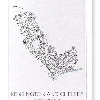 KENSINGTON AND CHELSEA CUTOUT (LIGHT): Greeting Card