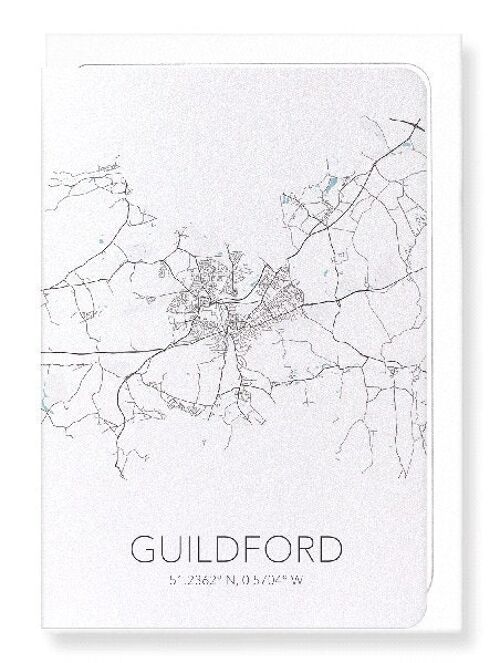 GUILDFORD CUTOUT (LIGHT): Greeting Card