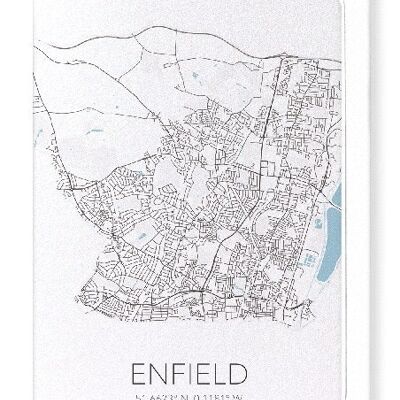 ENFIELD AUSSCHNITT (LICHT): Grußkarte