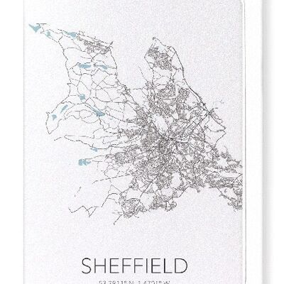 SHEFFIELD CUTOUT (LIGHT): Greeting Card