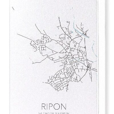 RIPON CUTOUT (LIGHT): Greeting Card