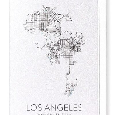 LOS ANGELES AUSSCHNITT (LICHT): Grußkarte