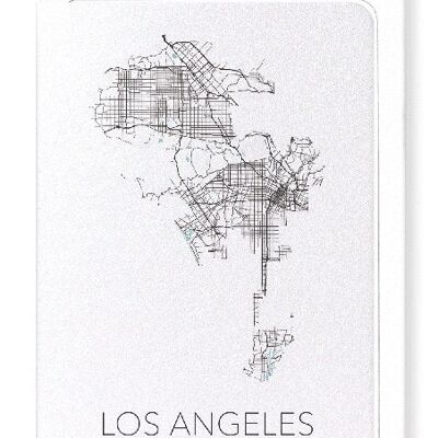 LOS ANGELES CUTOUT (LIGHT): Greeting Card