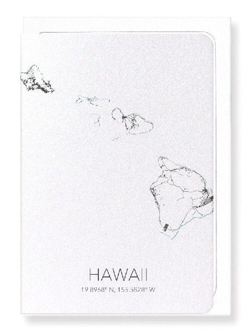 HAWAII CUTOUT (LIGHT): Greeting Card