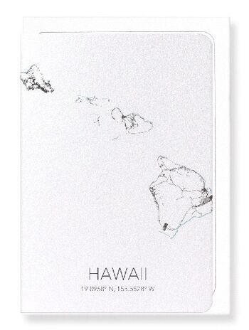 HAWAII CUTOUT (LIGHT): Carte de vœux 1