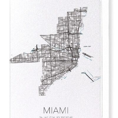 MIAMI CUTOUT (LIGHT): Greeting Card