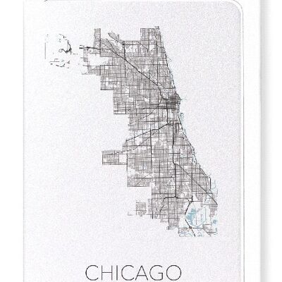CHICAGO CUTOUT (LIGHT): Greeting Card