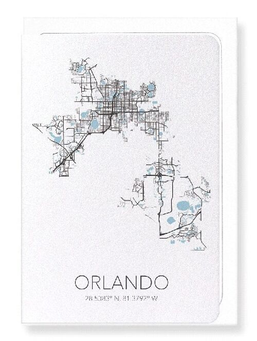 ORLANDO CUTOUT (LIGHT): Greeting Card