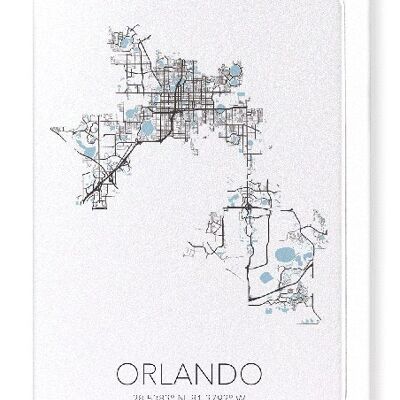 ORLANDO CUTOUT (LIGHT): Greeting Card