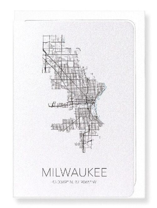 MILWAUKEE CUTOUT (LIGHT): Greeting Card