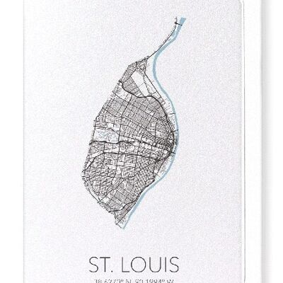 ST. LOUIS CUTOUT (LUCE): Biglietto d'auguri