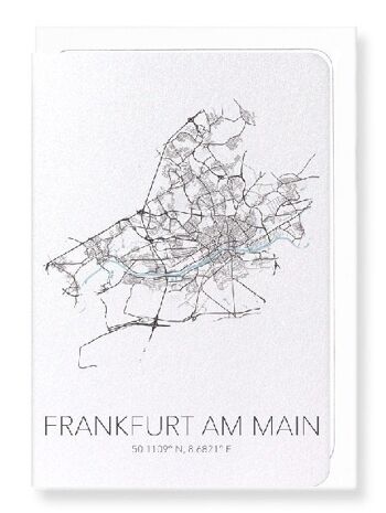 DÉCOUPE DE FRANCFORT (FONCÉ): Carte de vœux 2