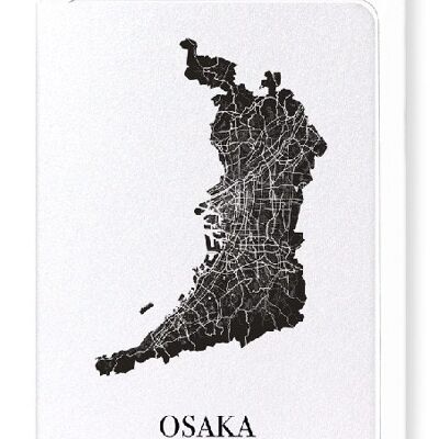 OSAKA CUTOUT (FONCÉ): Carte de vœux