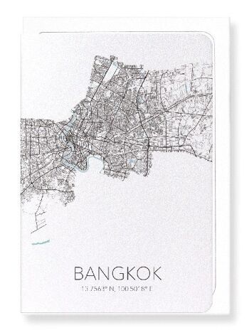 DÉCOUPE DE BANGKOK (FONCÉ): Carte de vœux 3