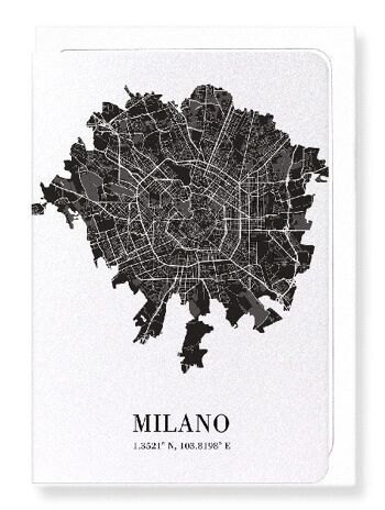 MILAN CUTOUT (FONCÉ): Carte de vœux 1