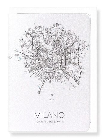 MILAN CUTOUT (FONCÉ): Carte de vœux 3