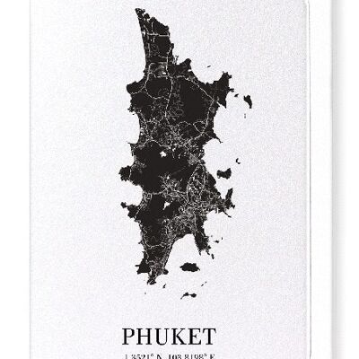 RECORTE DE PHUKET (OSCURO): Tarjetas de felicitación