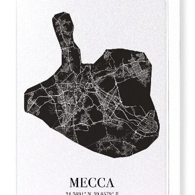 MECCA CUTOUT (DARK): Carte de vœux