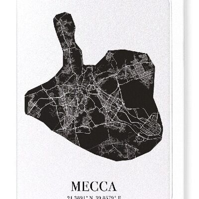 RECORTE DE LA MECA (OSCURO): Tarjetas de felicitación