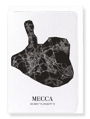 MECCA CUTOUT (DARK): Carte de vœux 1
